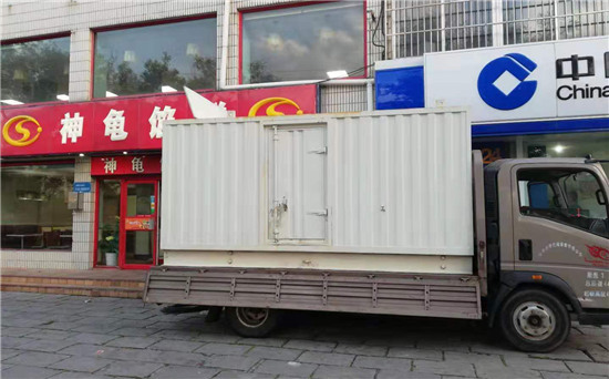麻涌镇出租发电机施工案例